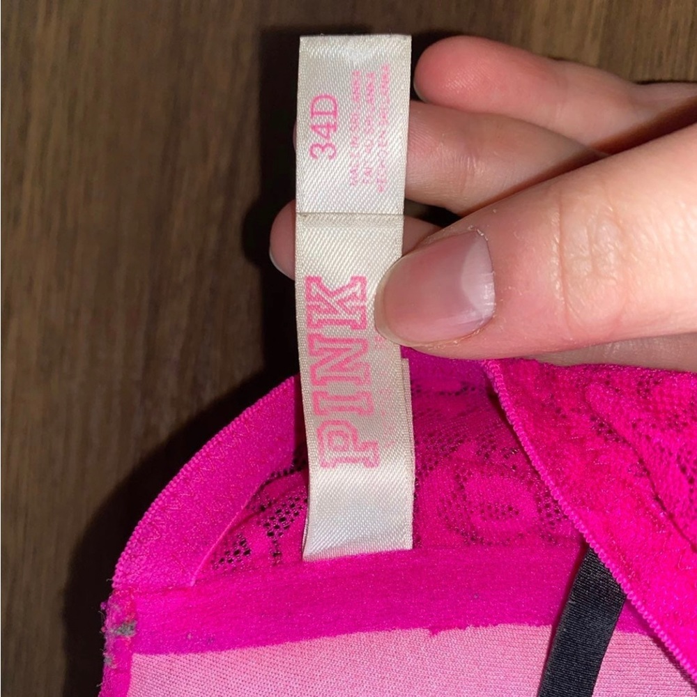Pink Racerback Bra - Picture 3 of 4